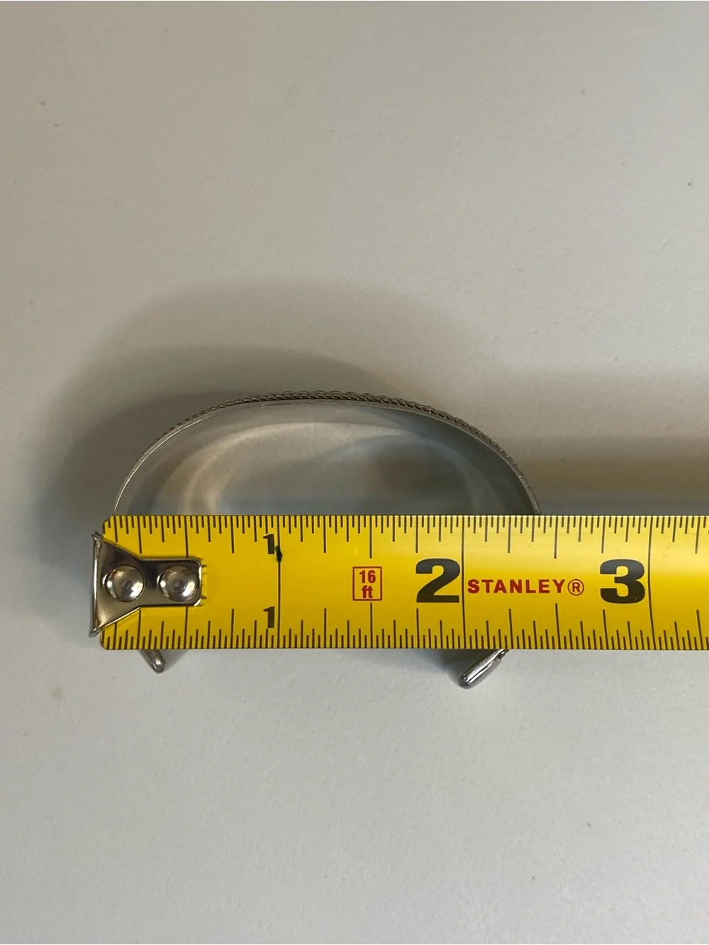 Unisex Multi-Textured Silver Metal Cuff Bracelet